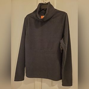 Mock turtleneck American Outdoorsman for Women, large, charcoal grey